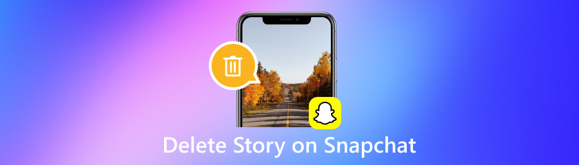 Snapchatのストーリーを削除する