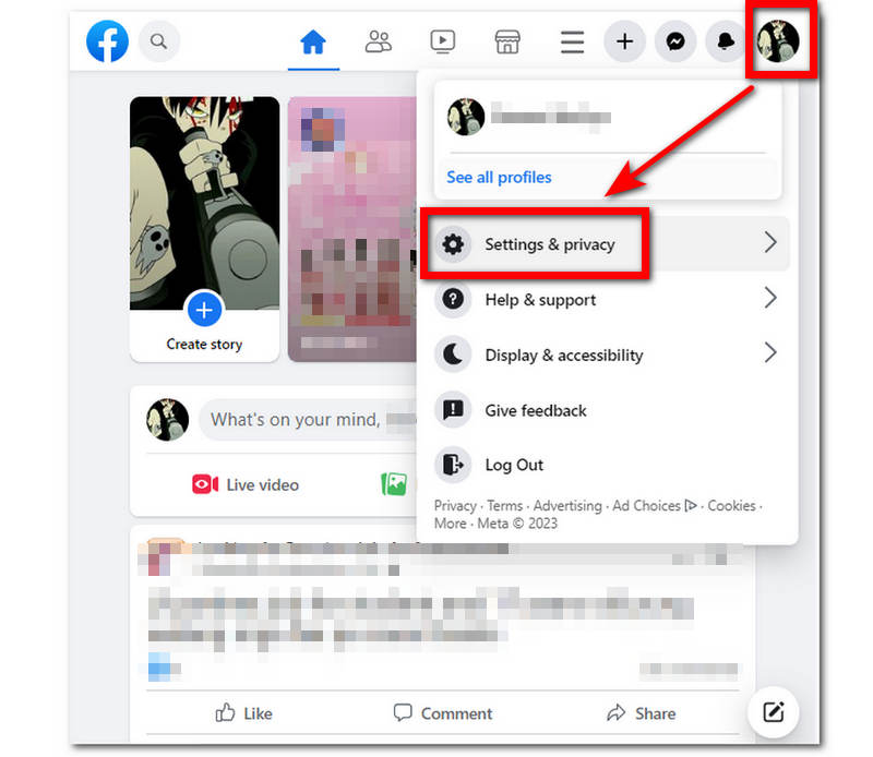Facebook 電腦設定 隱私