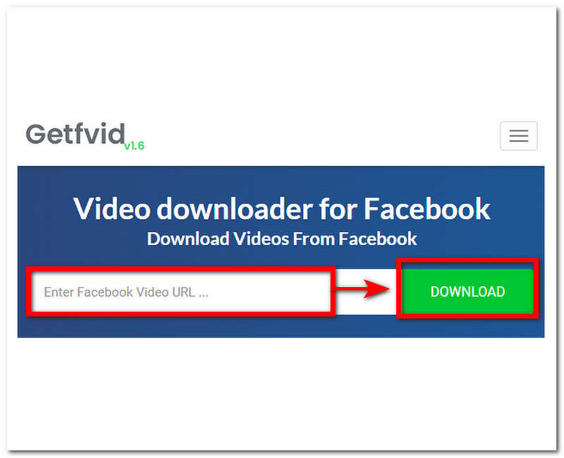 Facebook Online Paste Link and Download