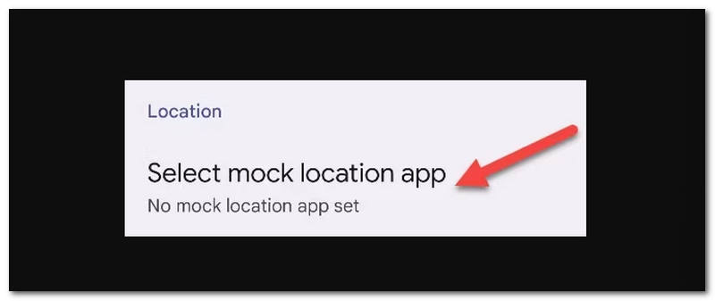 Valse GPS Selecteer Mock Location-app