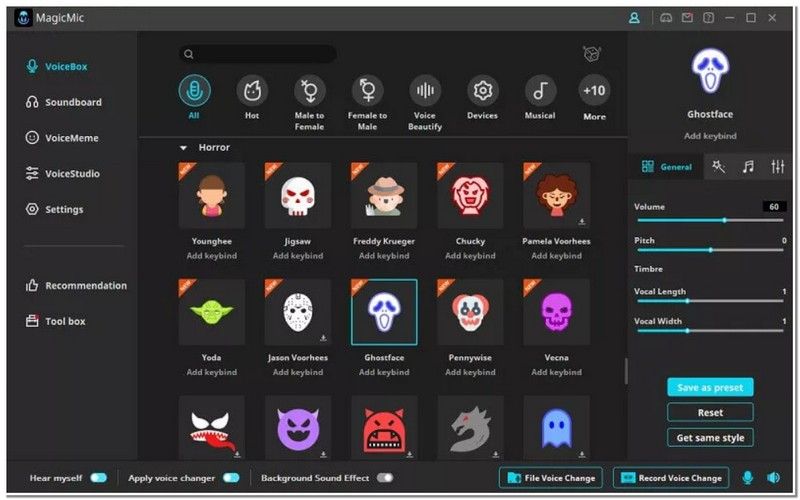 Penukar Suara Ghostface