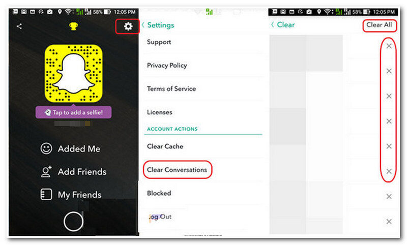 Sådan sletter du Snapchat-historien permanent