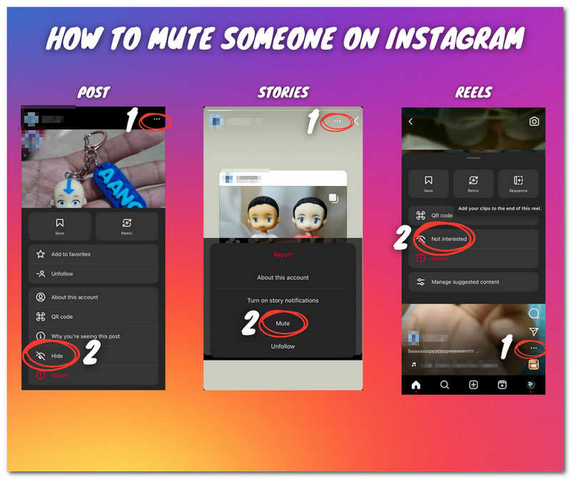 Instagram Πώς να κάνετε σίγαση σε κάποιον
