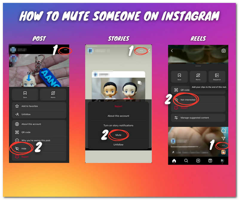Instagram 누군가를 음소거하는 방법