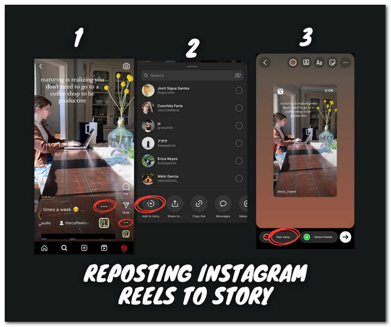 Đoạn phim đăng lại trên Instagram