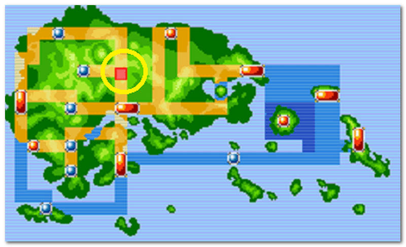 Pokemon Emerald Pokemon-locaties