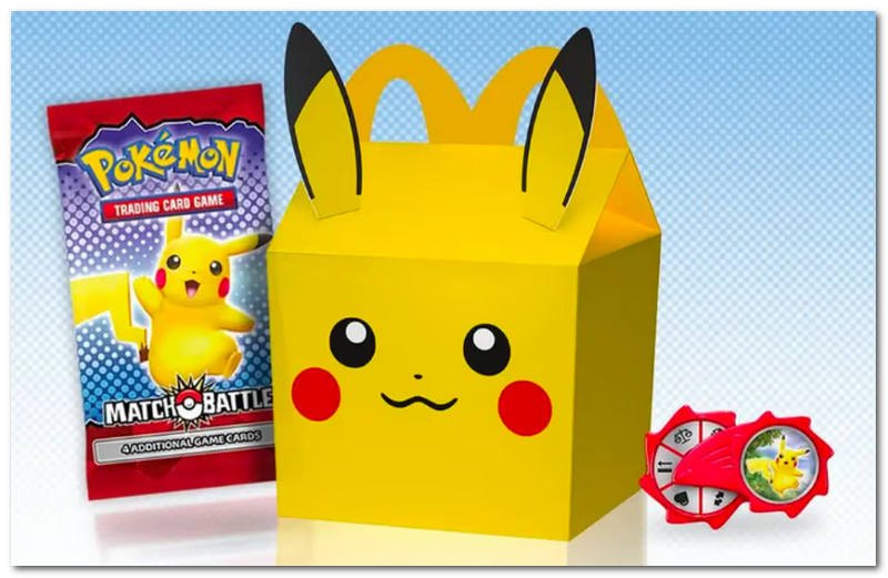 Pokemon Happy Meal-steder