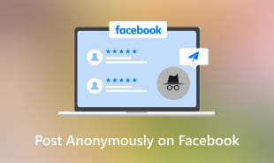 Hvordan legge ut anonymt på Facebook
