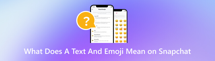 Vad betyder en text och en emoji på Snapchat