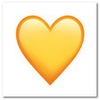 corazon amarillo