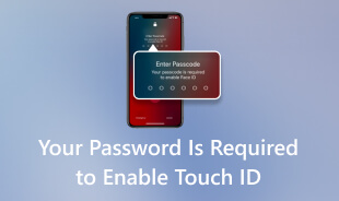 รหัสผ่านของคุณจำเป็นสำหรับการเปิดใช้งาน Touch ID