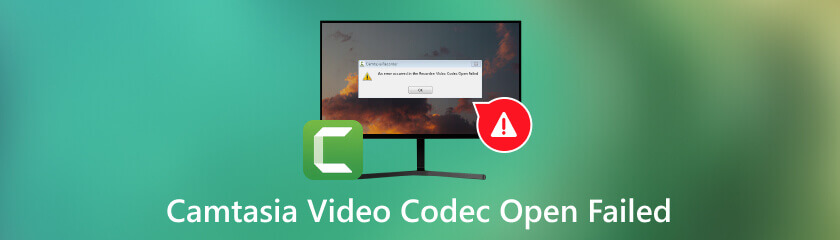 Camtasia Video Codec Open Failed