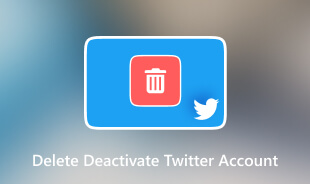 Delete Deactivate Twitter Account