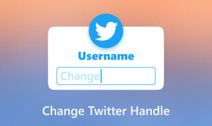 Change Twitter Handle