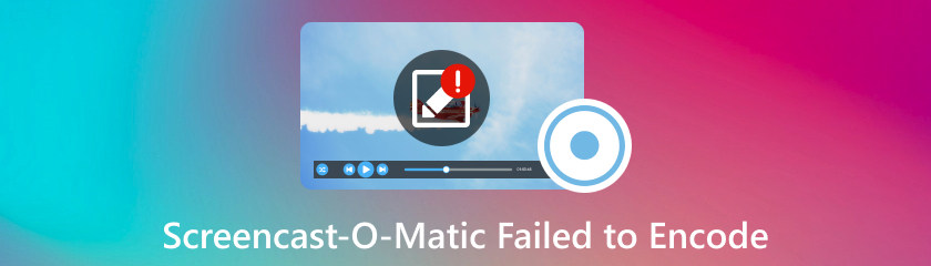 Screencast-O-Matic Failed to Encode