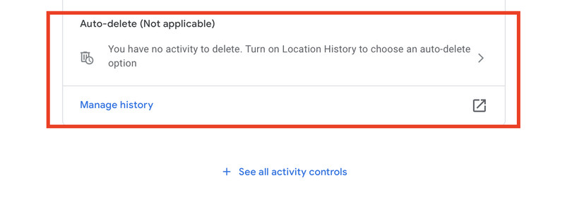Google Remove Location History
