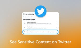 See Sensitive Content on Twitter