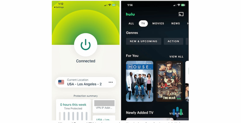 SurfShar Connect Location for Hulu