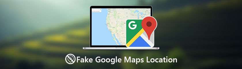 Localização falsa do Google Maps