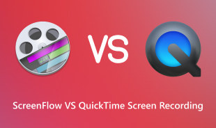 ScreenFlow VS QuickTime -näytön tallennus