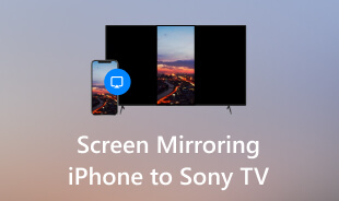การสะท้อนหน้าจอ iPhone ไปยัง Sony TV