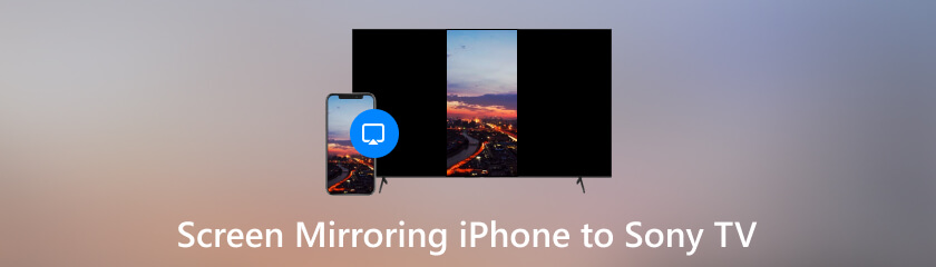 Skjermspeiling iPhone til Sony TV