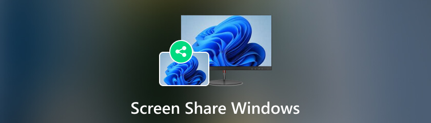 שיתוף מסך ב-Windows