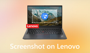 Captură de ecran pe Lenovo