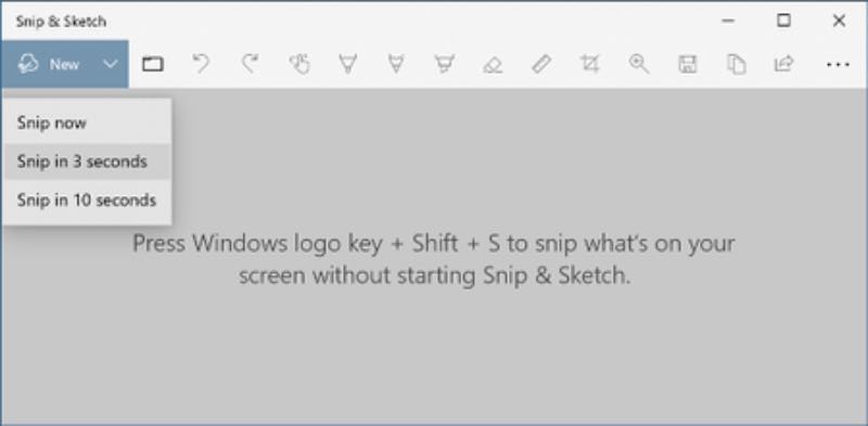 Windows Snip og Sketch