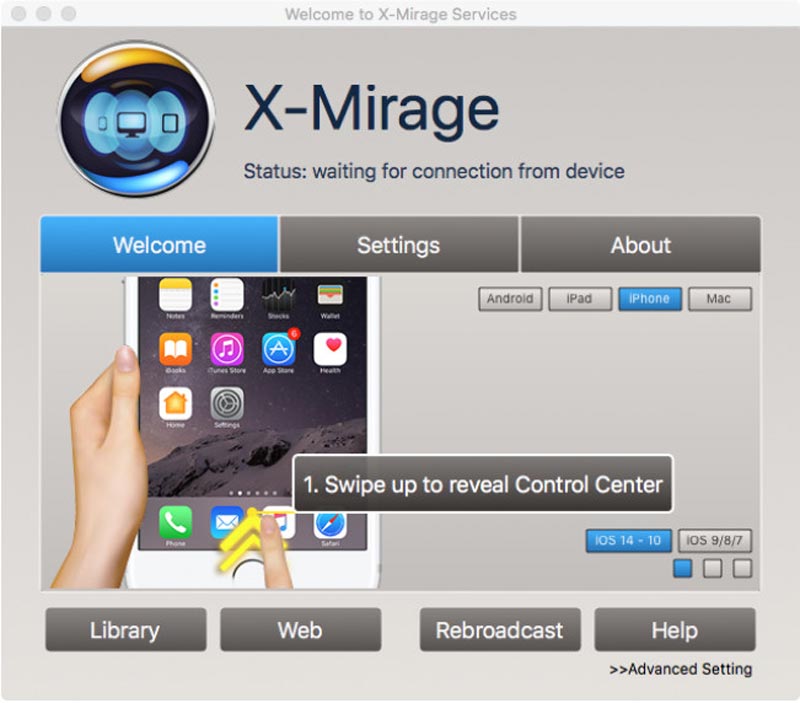 X-Mirage-grensesnitt