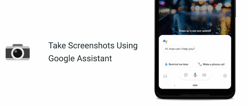 Android Google Assistant Screenshot machen