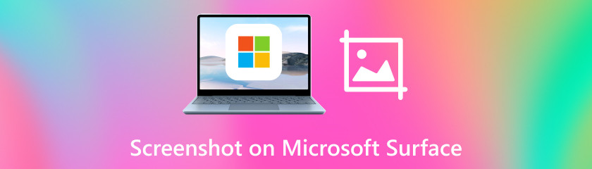 Microsoft Surface'ta ekran görüntüsü